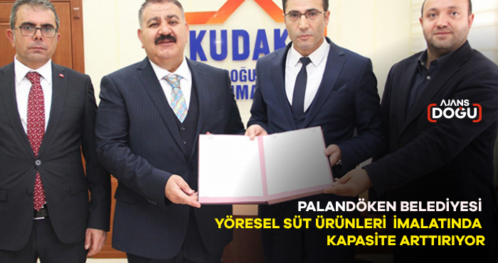 PALANDÖKEN BELEDİYESİ YÖRESEL SÜT ÜRÜNLERİ İMALATINDA  KAPASİTE ARTTIRIYOR