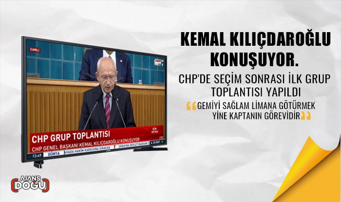 CHP Genel Başkanı Kemal Kılıçdaroğlu, seçimin ardından ilk grup toplantısında açıklamalarda bulunuyor.