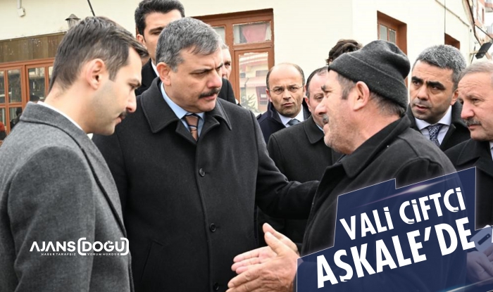 Erzurum Valisi Mustafa Çiftçi Aşkale'de 