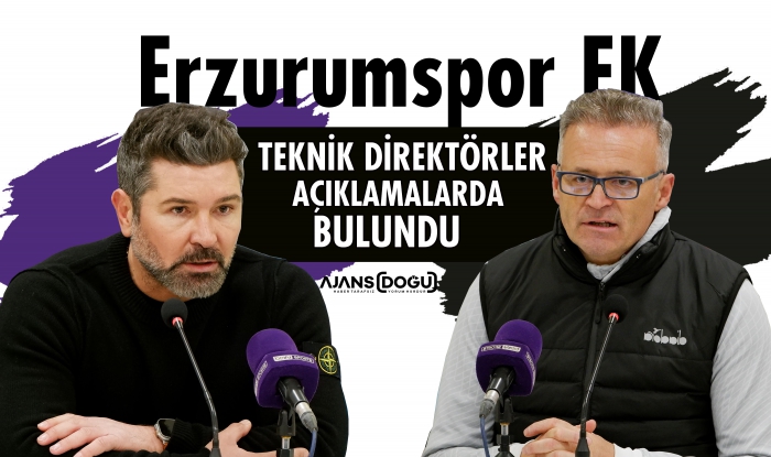 Erzurumspor FK - Şanlıurfaspor maçının ardından teknik direktörler açıklamlarda bulundu