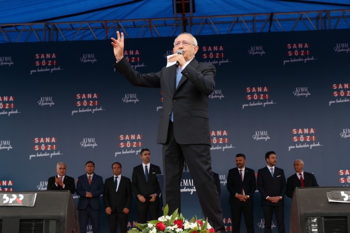 Cumhurbaşkanı adayı Kılıçdaroğlu, Erzincan'da miting yaptı 1