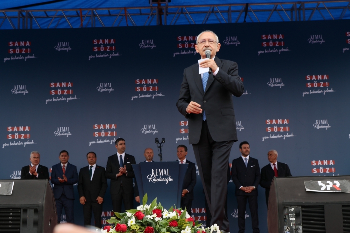 Cumhurbaşkanı adayı Kılıçdaroğlu, Erzincan'da miting yaptı 6