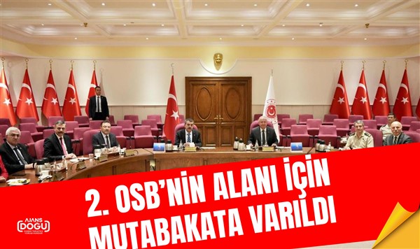 2. OSB’nin alanı için mutabakata varıldı
