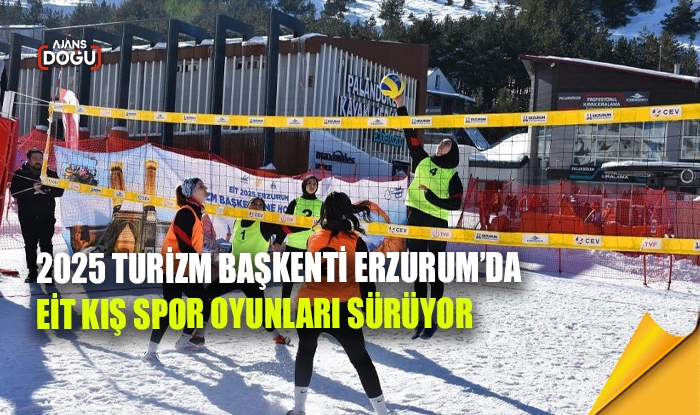 2025 Turizm Başkenti Erzurum’da EİT Kış Spor Oyunları sürüyor