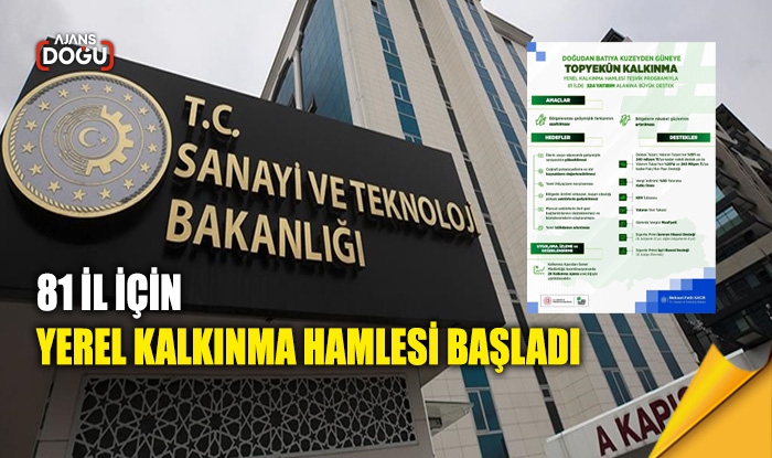 81 il için yerel kalkınma hamlesi başladı