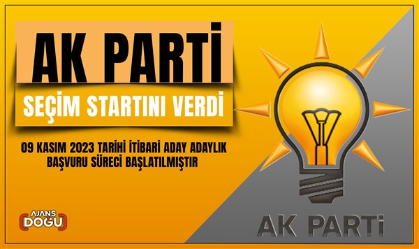 AK Parti’den seçim startı