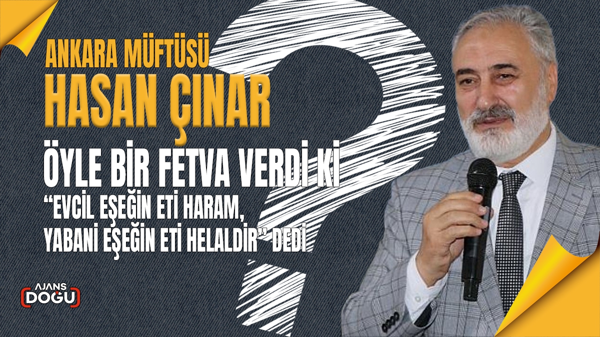 Ankara Müftüsü Hasan Çınar’dan yeni fetva: Yabani eşeğin eti de sütü de helal!
