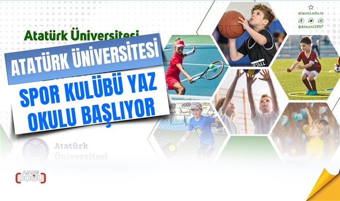 Atatürk Üniversitesi Spor Kulübü yaz okulu başlıyor