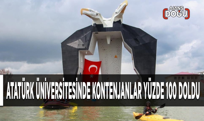 Atatürk Üniversitesinde kontenjanlar yüzde 100 doldu