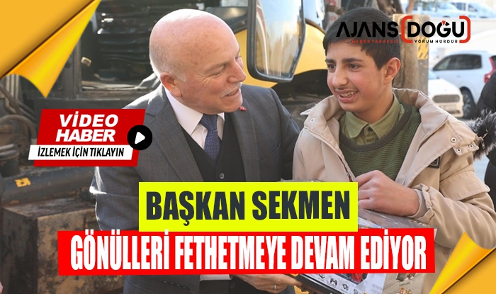 Başkan Sekmen gönülleri fethetmeye devam ediyor