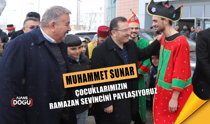 Başkan Sunar: Çocuklarımızın Ramazan sevincini paylaşıyoruz