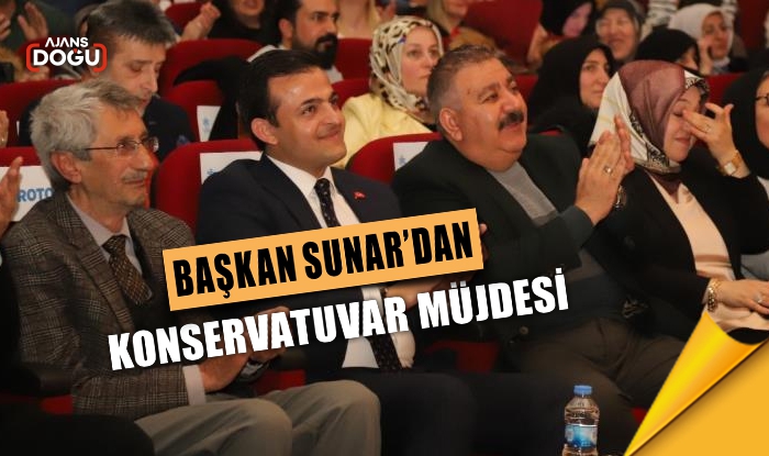 Başkan Sunar'dan konservatuvar müjdesi