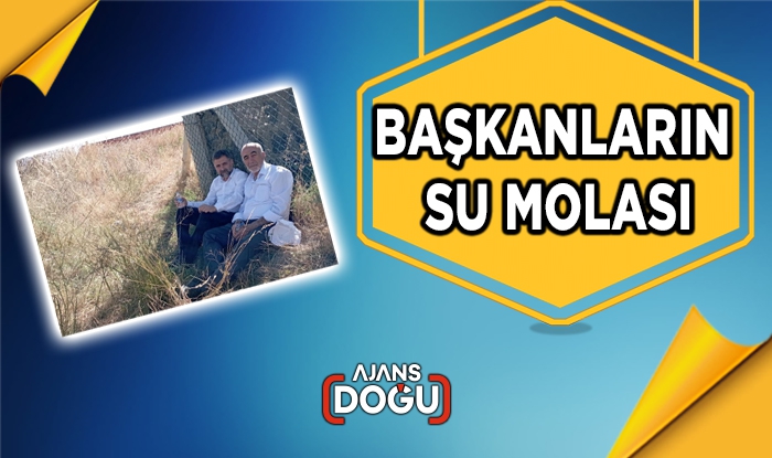 Başkanların su molası