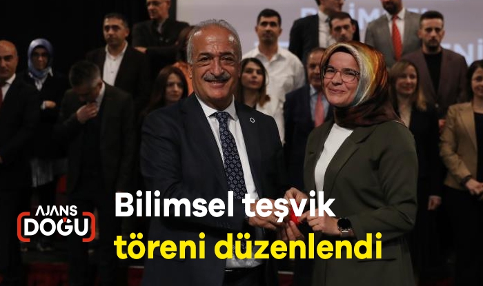 Bilimsel teşvik töreni düzenlendi