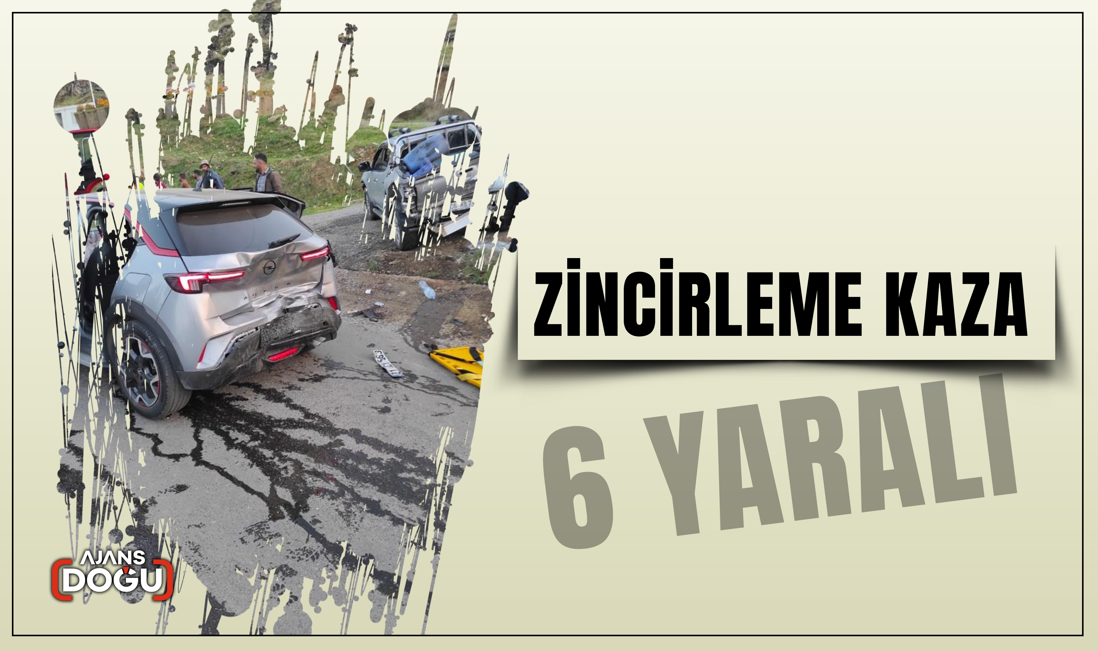 Bingöl’de zincirleme kaza: 6 yaralı