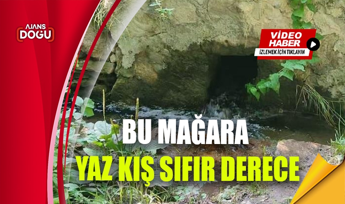 Bu mağara, yaz kış sıfır derece