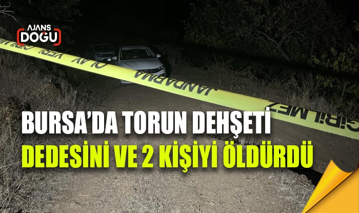 Bursa’da torun dehşeti: Dedesini ve 2 kişiyi öldürdü