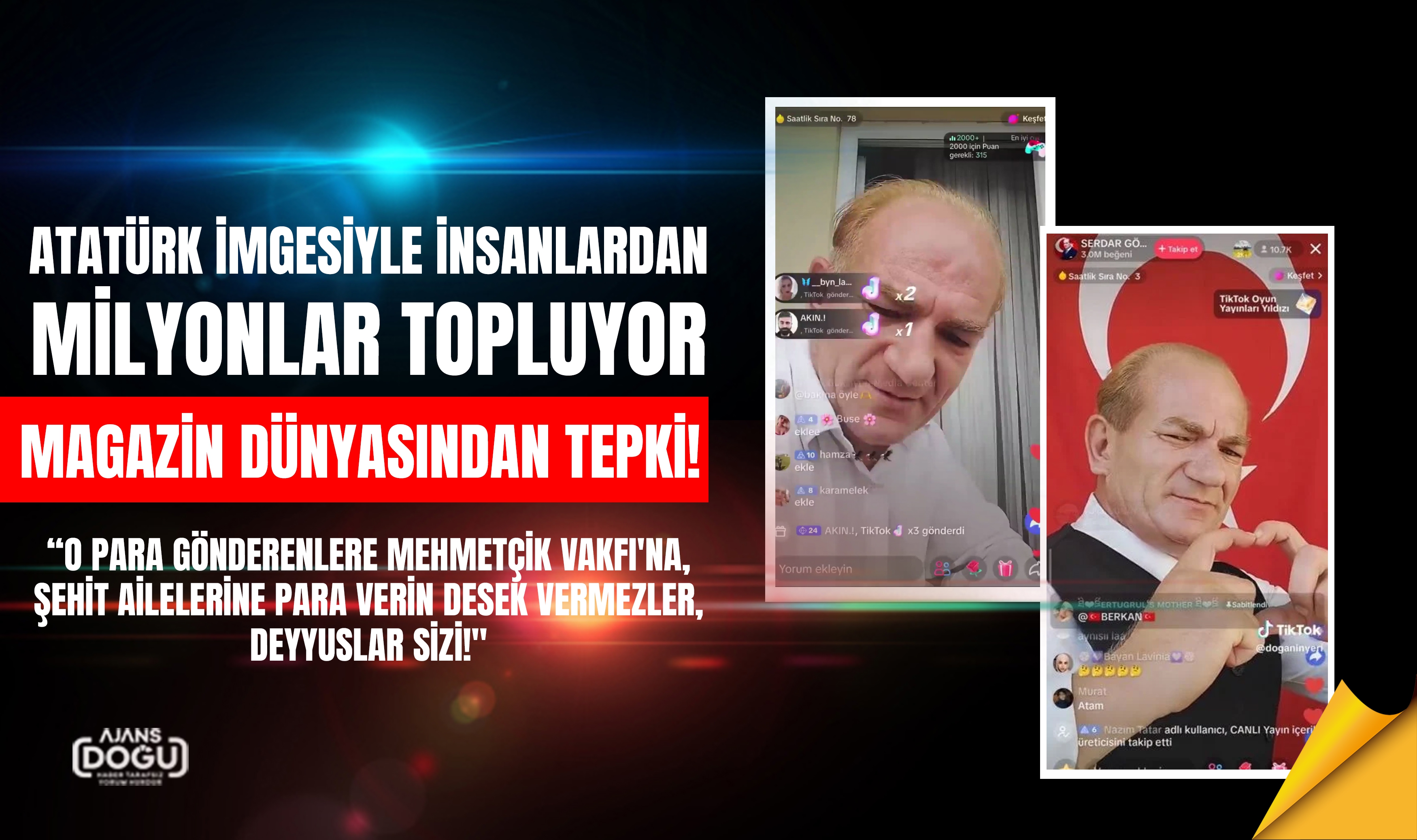Çakma Atatürk İmgesiyle  Milyonlar Topluyor: Magazin Dünyasından Tepki!
