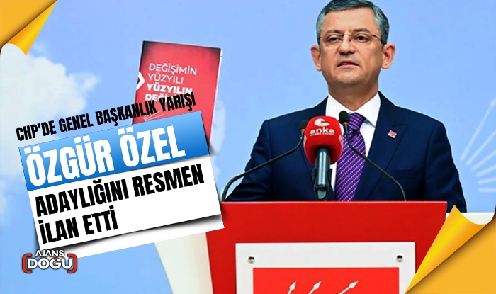CHP'de genel başkanlık yarışı: Özgür Özel adaylığını resmen ilan etti