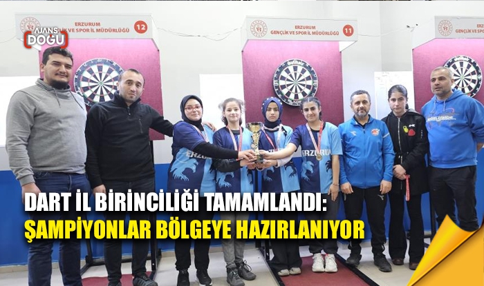 Dart il birinciliği tamamlandı: Şampiyonlar bölgeye hazırlanıyor