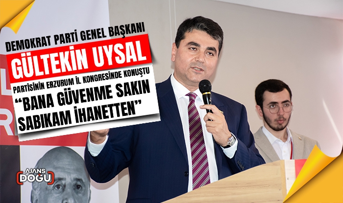 Demokrat Parti Erzurum İl Kongresini yaptı.