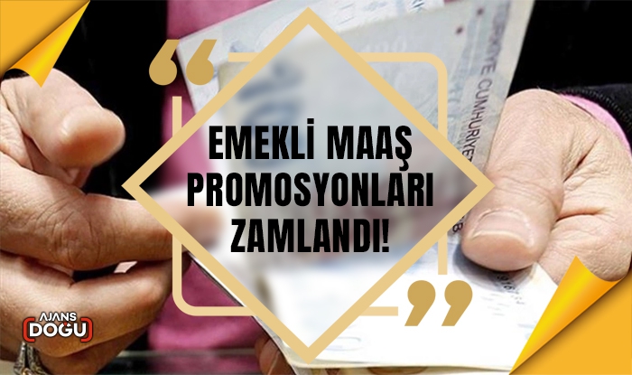 Emekli maaş promosyonları zamlandı!