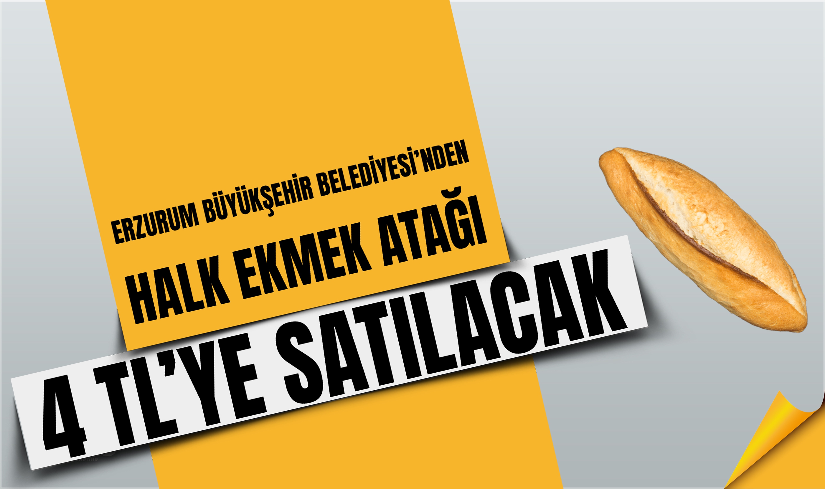 Erzurum Büyükşehir Belediyesi’nden halk ekmek atağı