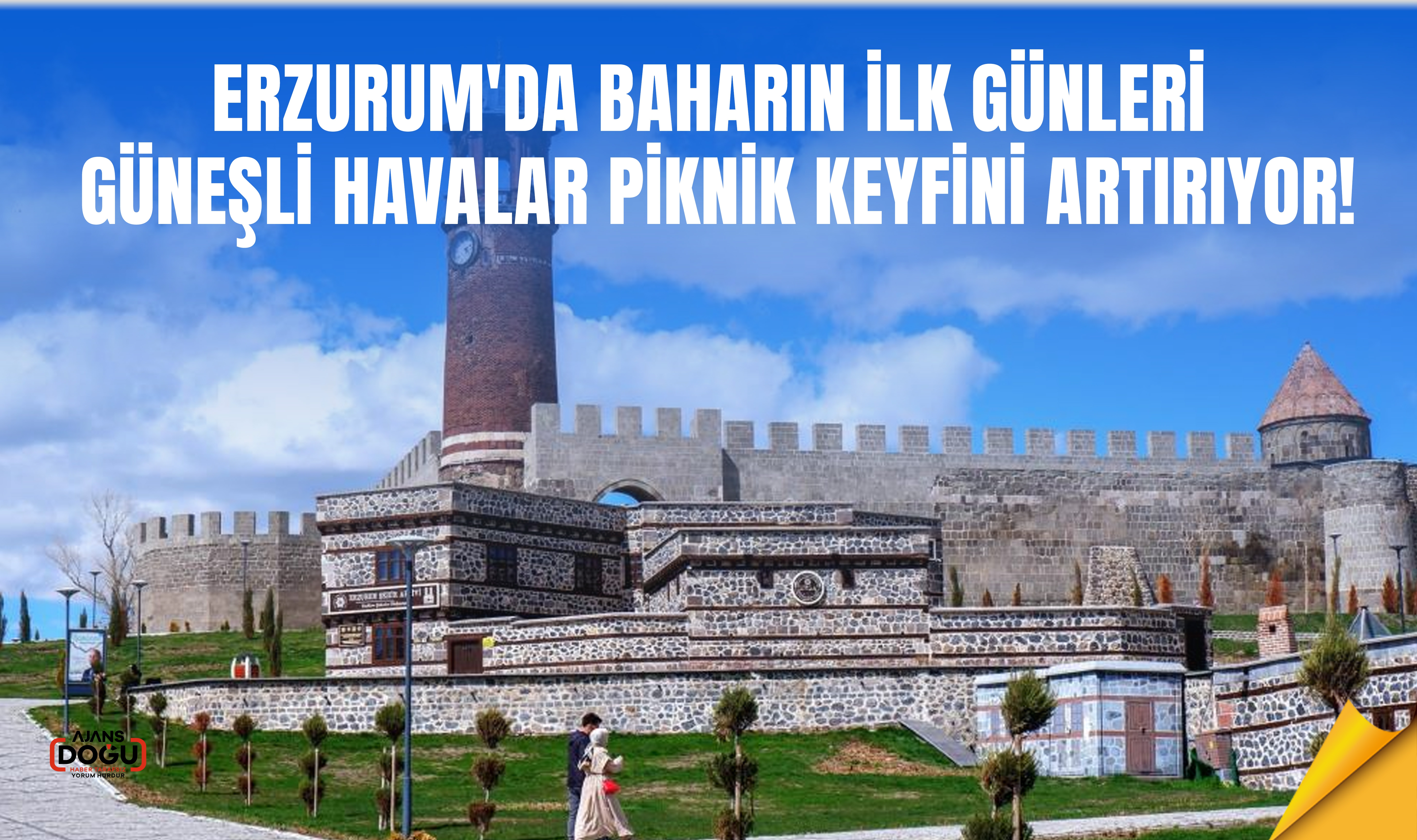 Erzurum'da Baharın İlk Günleri: Güneşli Havalar Piknik Keyfini Artırıyor!