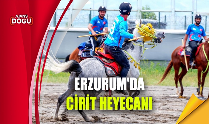 Erzurum'da cirit heyecanı