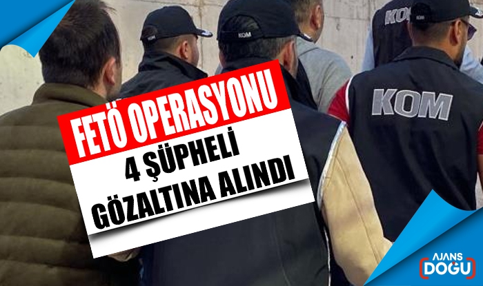 Erzurum'da FETÖ operasyonu