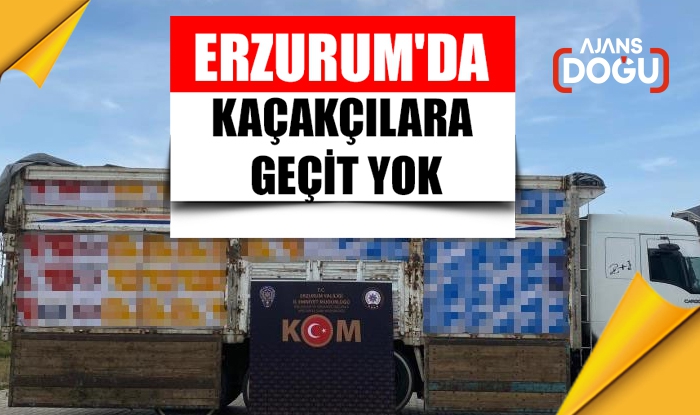 Erzurum'da kaçakçılara geçit yok