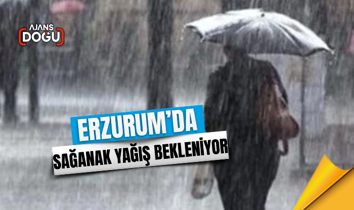 Erzurum'da sağanak yağış bekleniyor