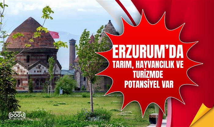 Erzurum’da tarım, hayvancılık ve turizmde potansiyel var