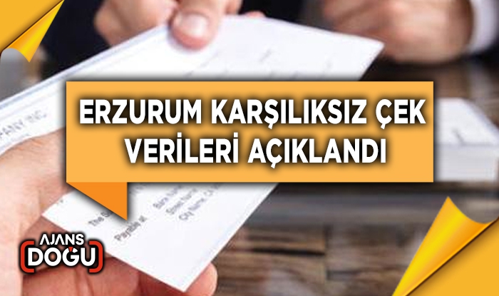 Erzurum karşılıksız çek verileri açıklandı