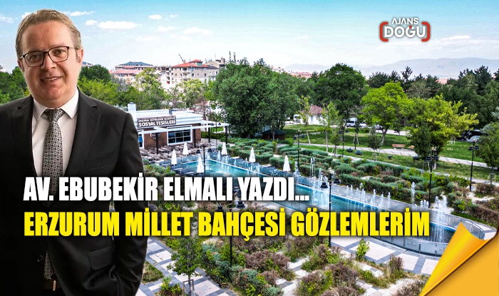 Erzurum Millet Bahçesi Gözlemlerim