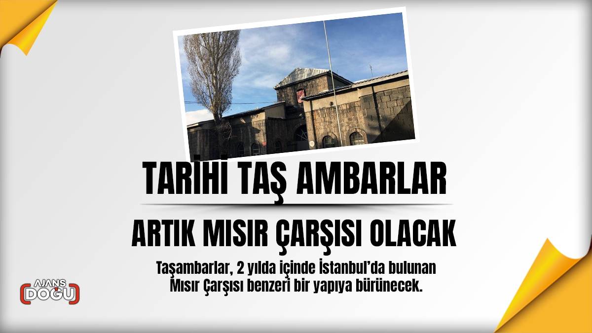 Erzurum’unda artık Mısır Çarşısı olacak