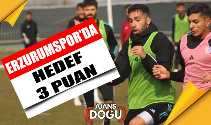 Erzurumspor’da hedef 3 puan