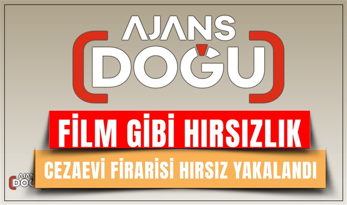 Film gibi hırsızlık Cezaevi firarisi hırsız yakalandı