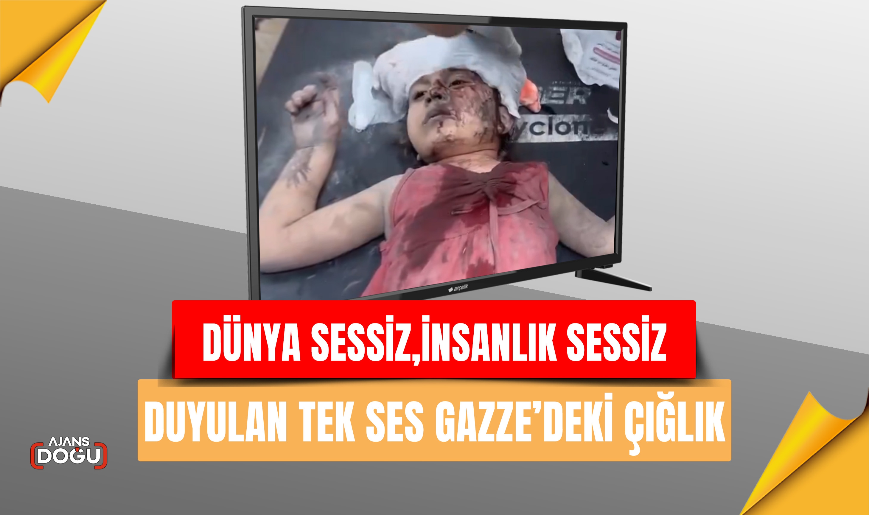 Gazze'de Anneler ölüyor, Gazze'de çocuklar ölüyor.