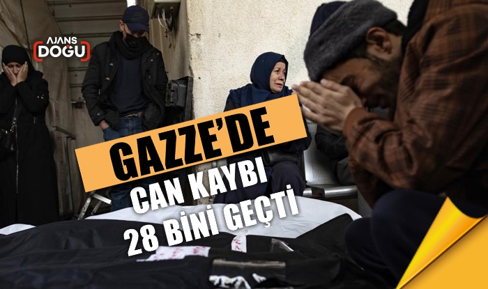 Gazze’de can kaybı 28 bini geçti