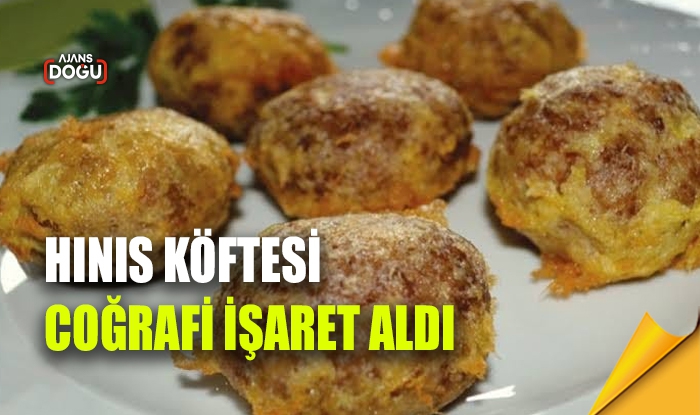 Hınıs köftesi coğrafi işaret aldı