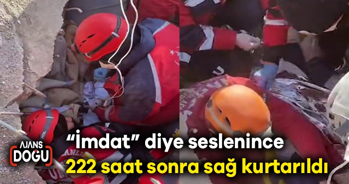 “İmdat” diye seslenince 222 saat sonra sağ kurtarıldı