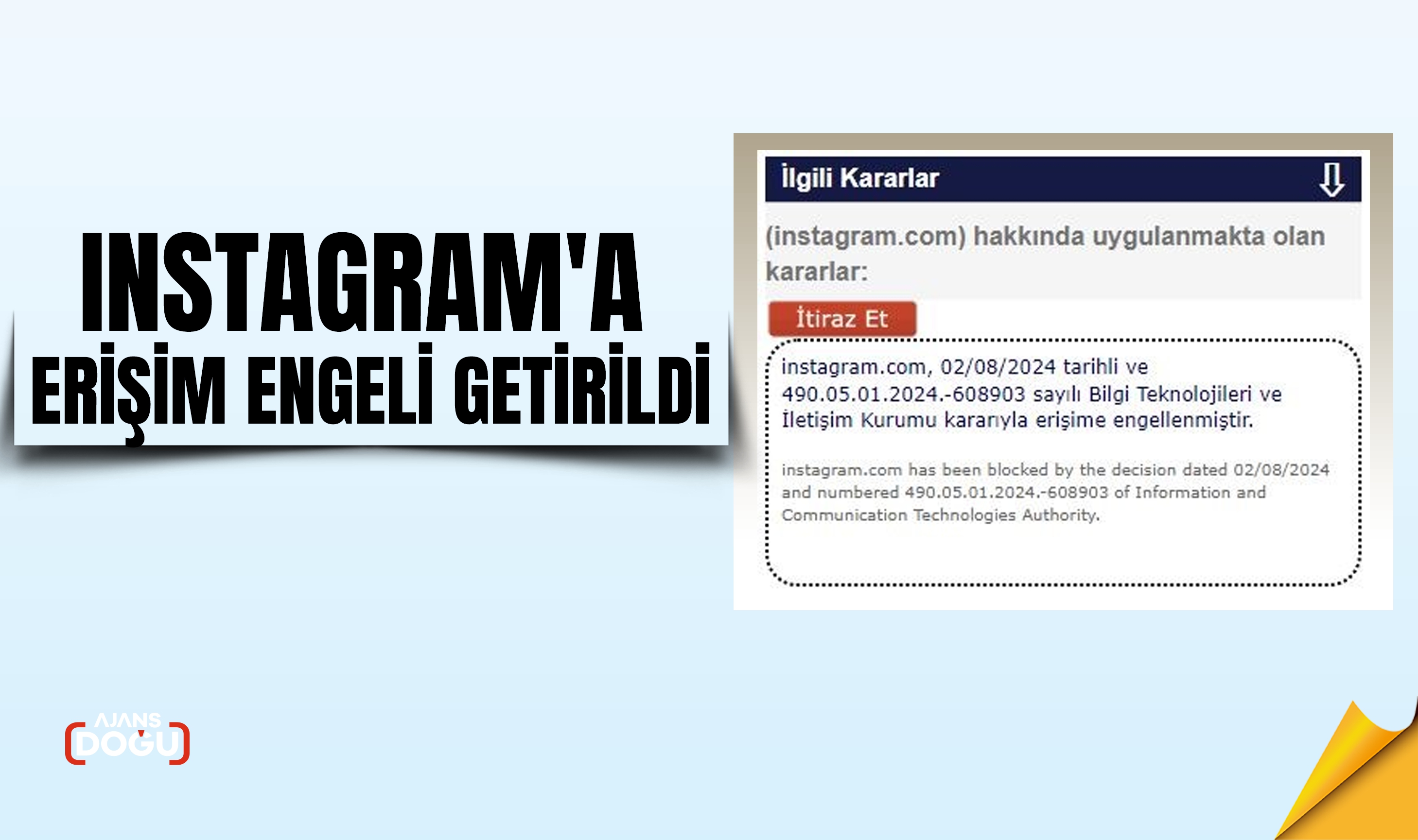 Instagram'a erişim engeli getirildi