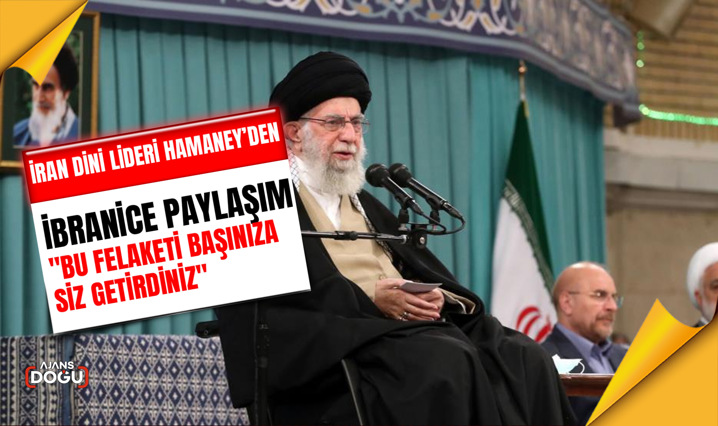 İran dini lideri Hamaney’den İbranice paylaşım: Bu felaketi başınıza siz getirdiniz