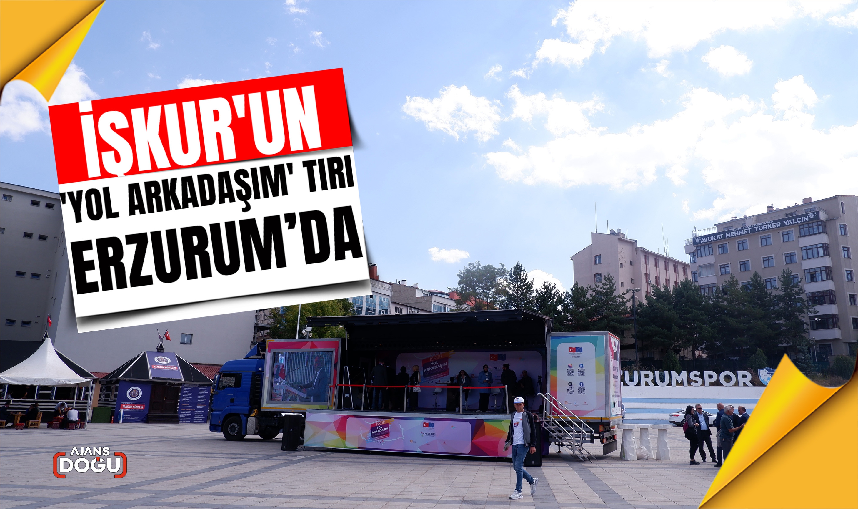 İŞKUR'un 'Yol Arkadaşım' tırı Erzurum’da
