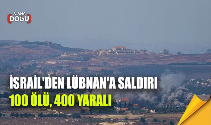 İsrail'den Lübnan'a saldırı: 100 ölü, 400 yaralı