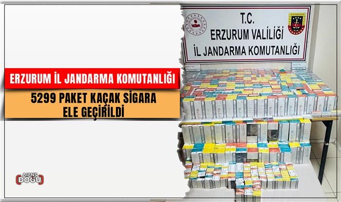 Jandarma’dan kaçak sigara operasyonu