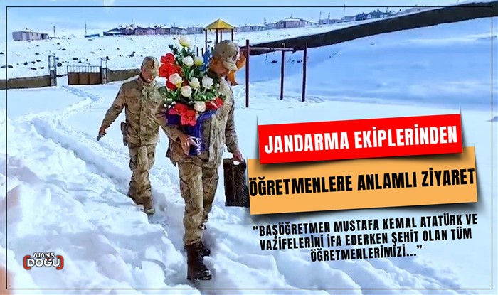 Jandarma ekiplerinden öğretmenlere anlamlı ziyaret