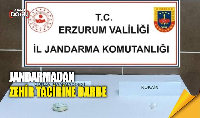 Jandarmadan Aşkale’de zehir tacirine darbe