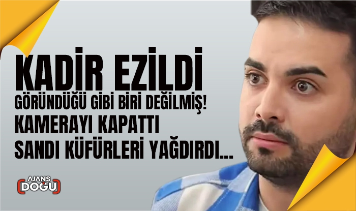 Kamerayı kapattı sandı küfürleri yağdırdı...